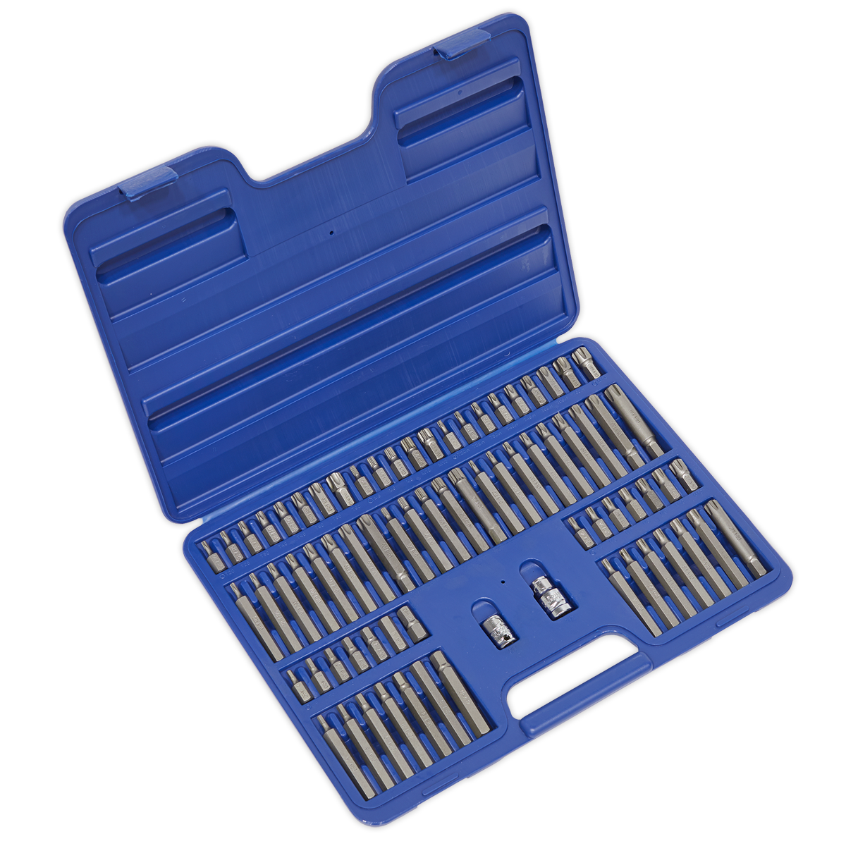 Premier TRX-Star*/Security TRX-Star*/Hex/Ribe/Spline Bit Set 3/8" & 1/2"Sq Drive 74pc