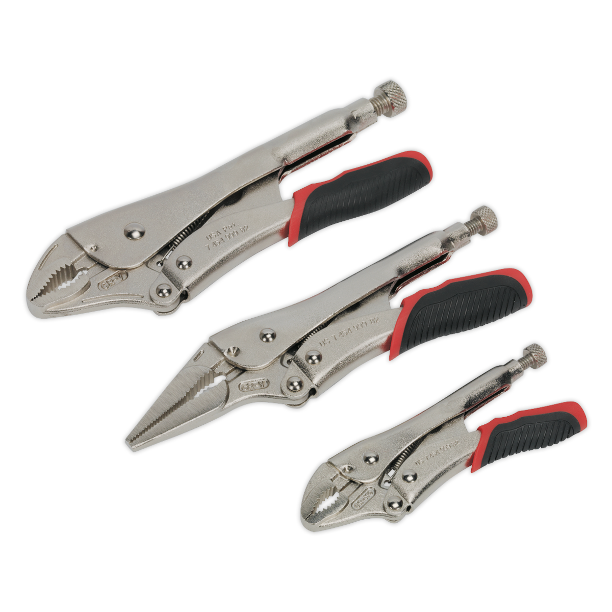 Premier Quick Release Locking Pliers Set 3pc