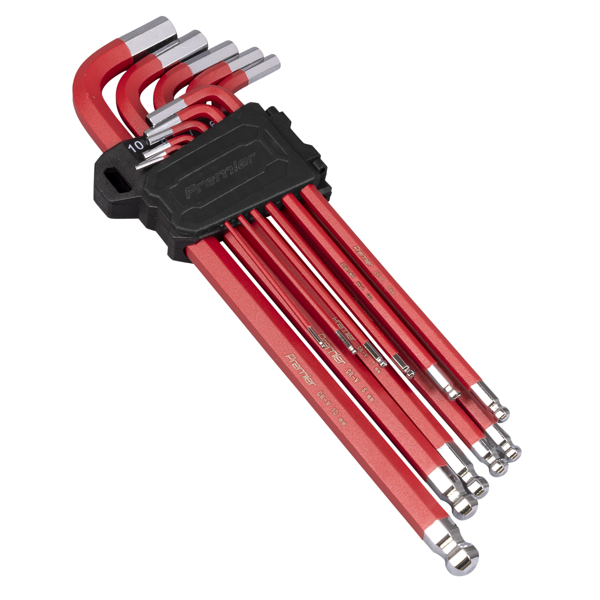 Premier Extra-Long Ball-End Hex Key Set 11pc
