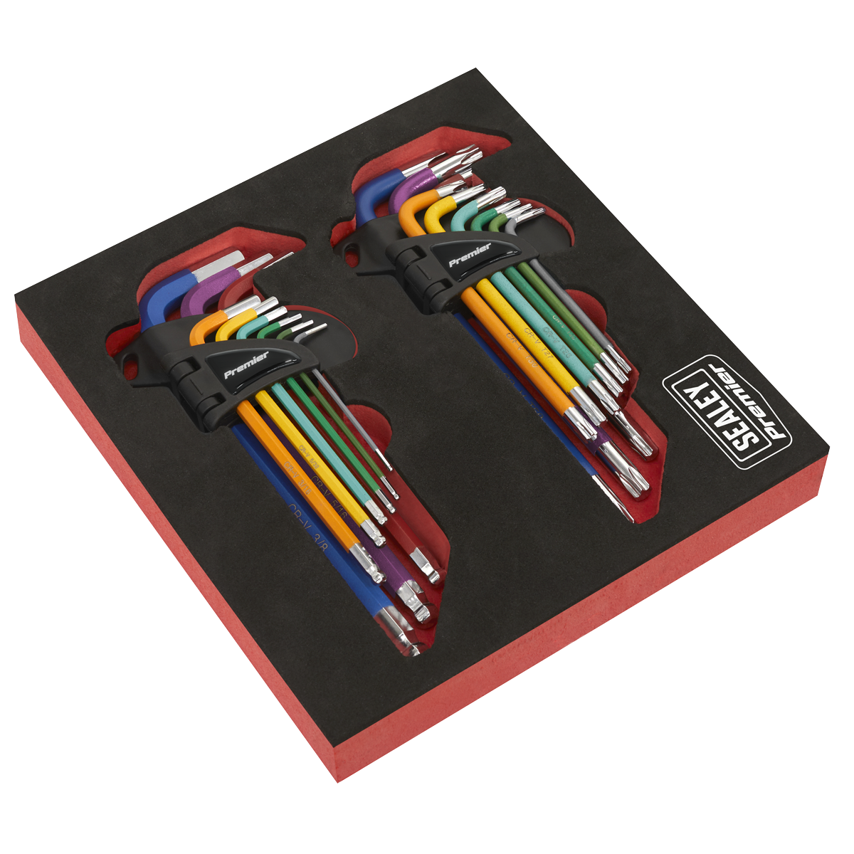 Premier TRX-Star* & Ball-End Hex Key Set 18pc Long Anti-Slip