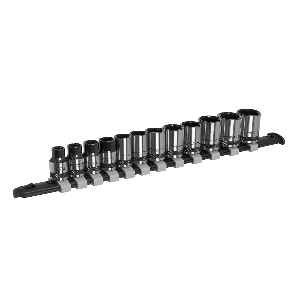 Premier Black Socket Set 3/8"Sq Drive 12pc