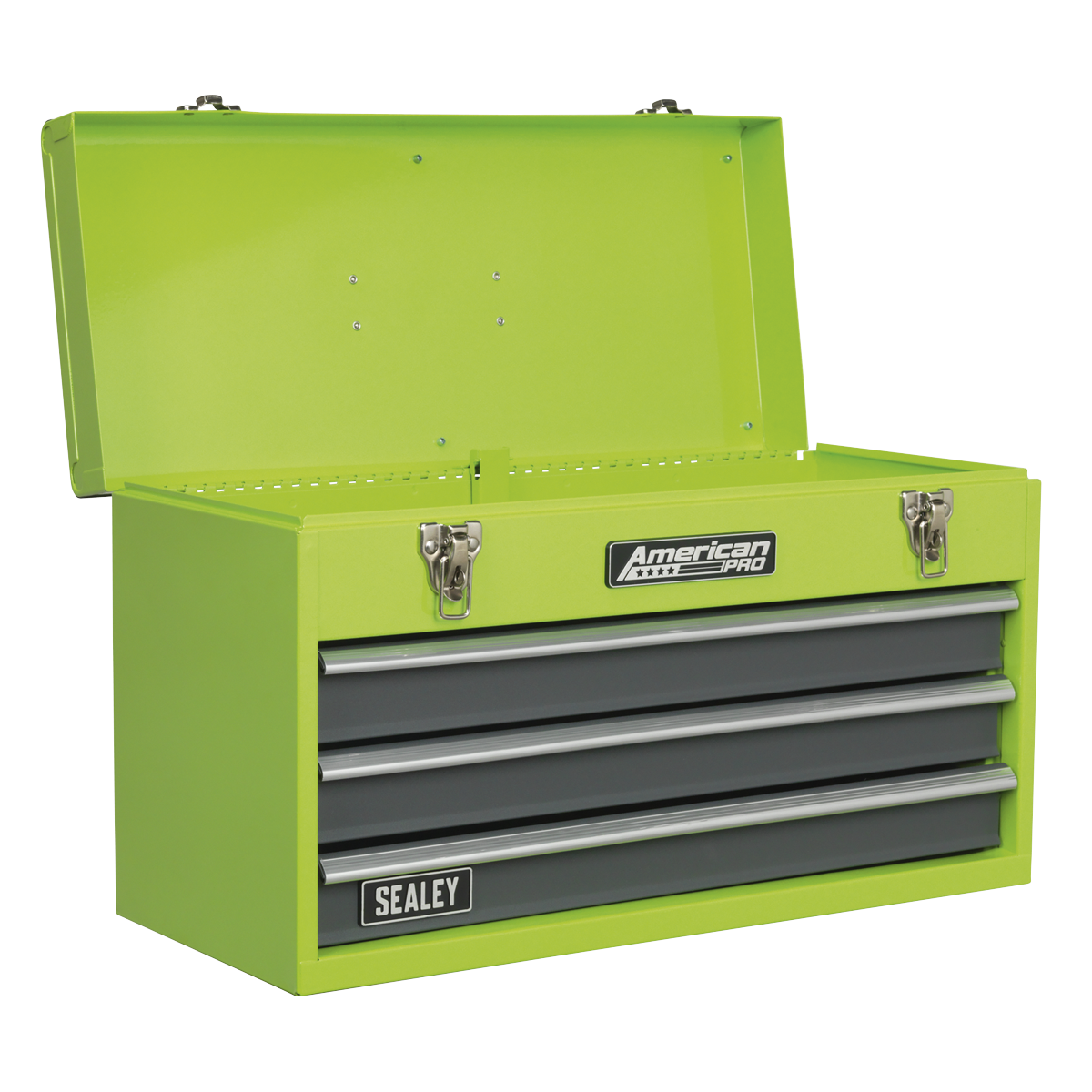 American PRO® Tool Chest 3 Drawer - Green/Grey