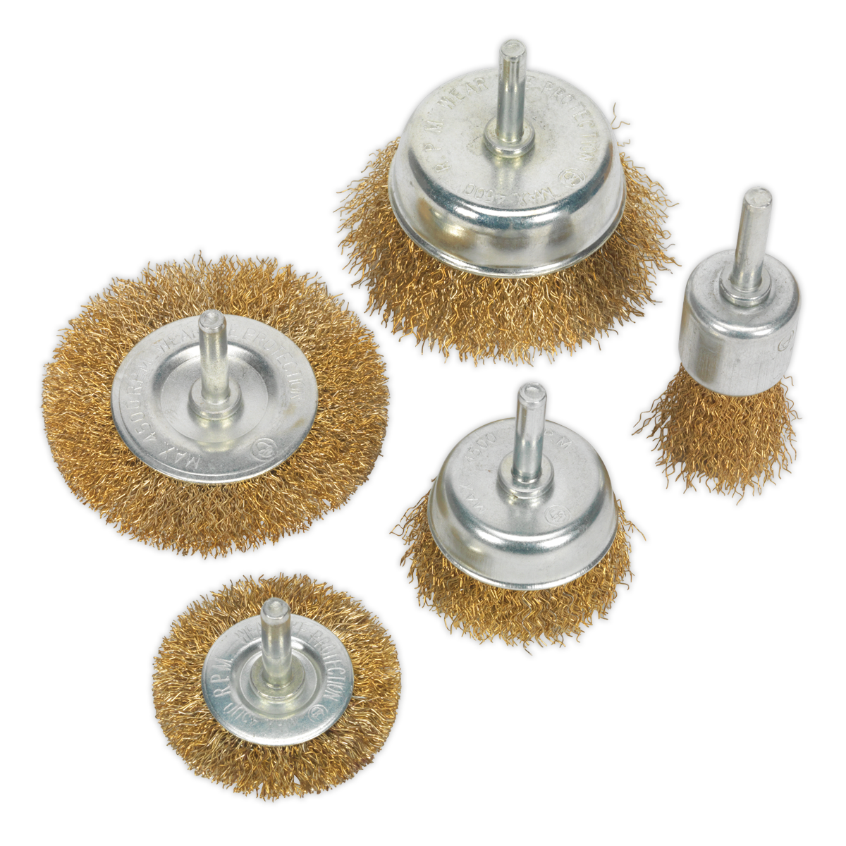 Crimped Wire Brush Set 5pc