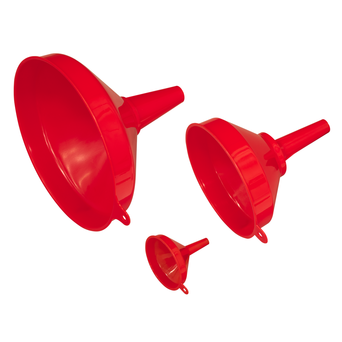 Fixed Spout Funnel Set 3pc