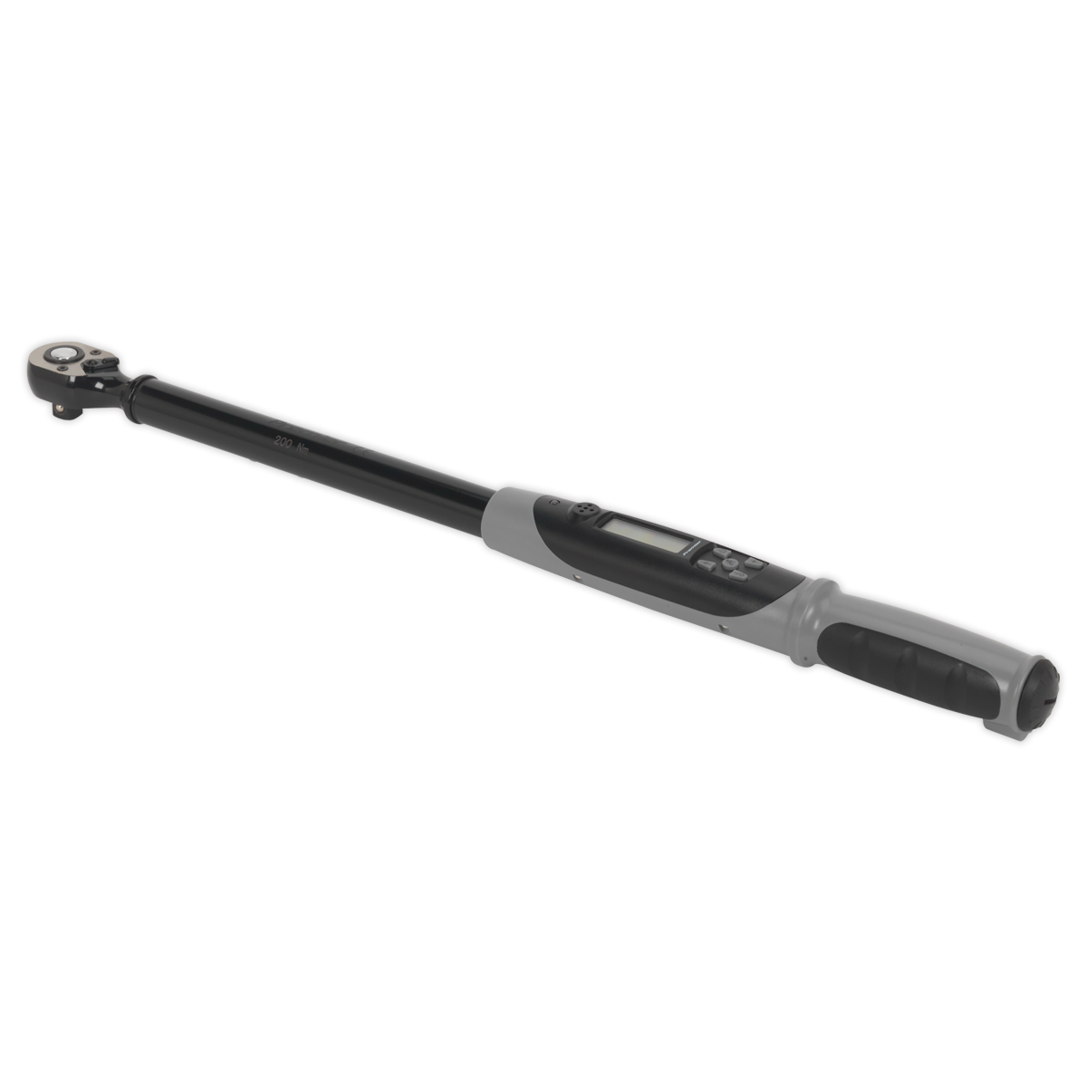 Premier Black Digital Torque Wrench with Angle Function 1/2"Sq Drive 20-200Nm