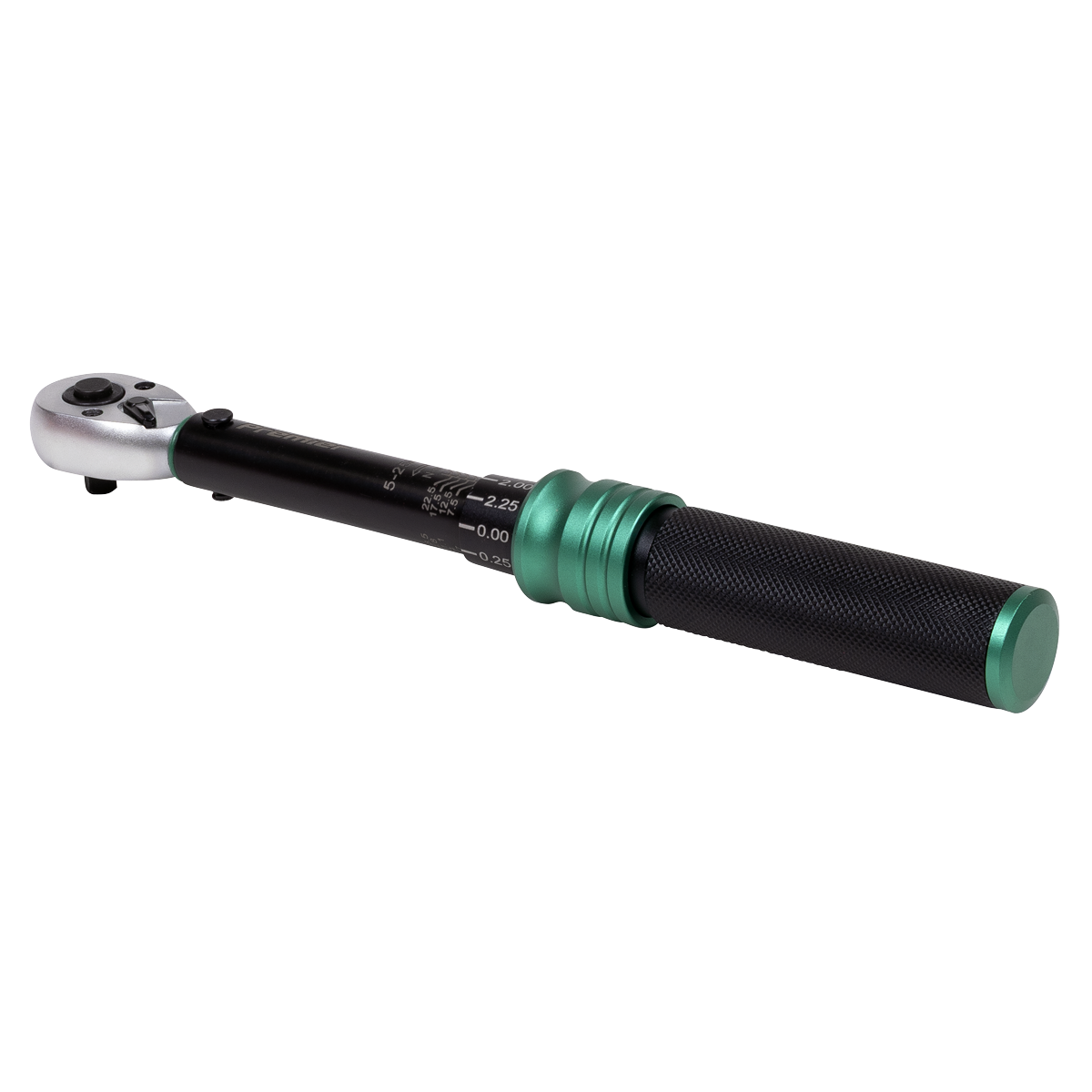Premier Black Calibrated Micrometer Torque Wrench 1/4"Sq Drive 5-25Nm