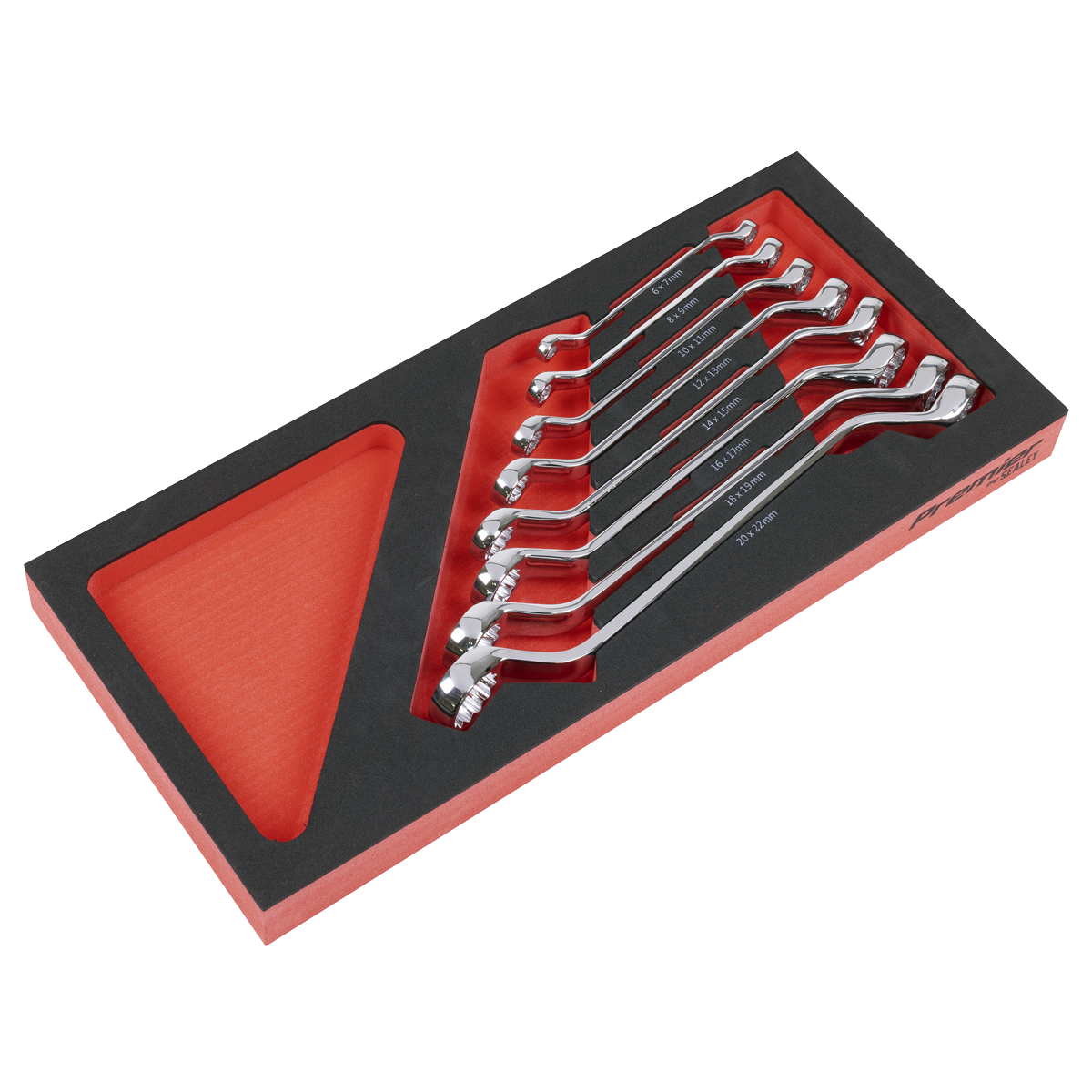 Premier Deep Offset Spanner Set with Tool Tray 8pc