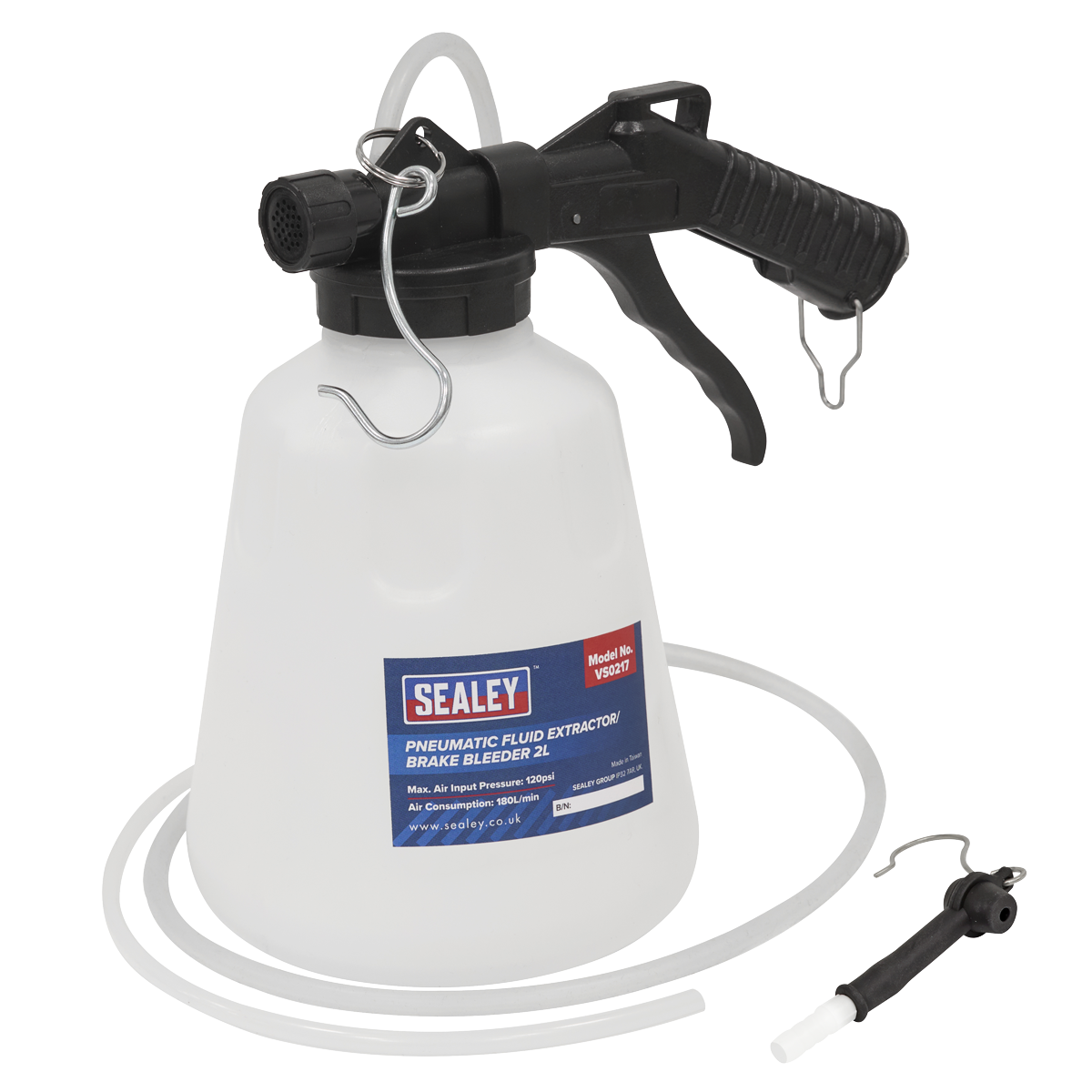 Pneumatic Fluid Extractor/Brake Bleeder 2L